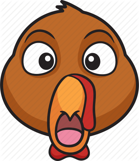 444x512 Cartoon, Emoji, Holiday, Smiley, Thanksgiving, Turkey Icon Icon