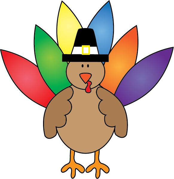 582x599 Colorful Turkey Free Clipart, Free Colorful Turkey Free Clipart