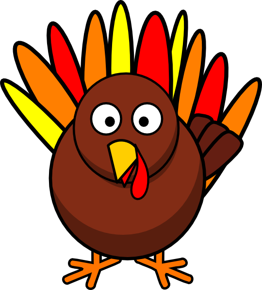 540x599 Gobble Turkey Clipart