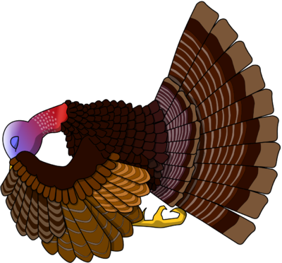 400x372 Image Praying Turkey Thanksgiving Clip Art