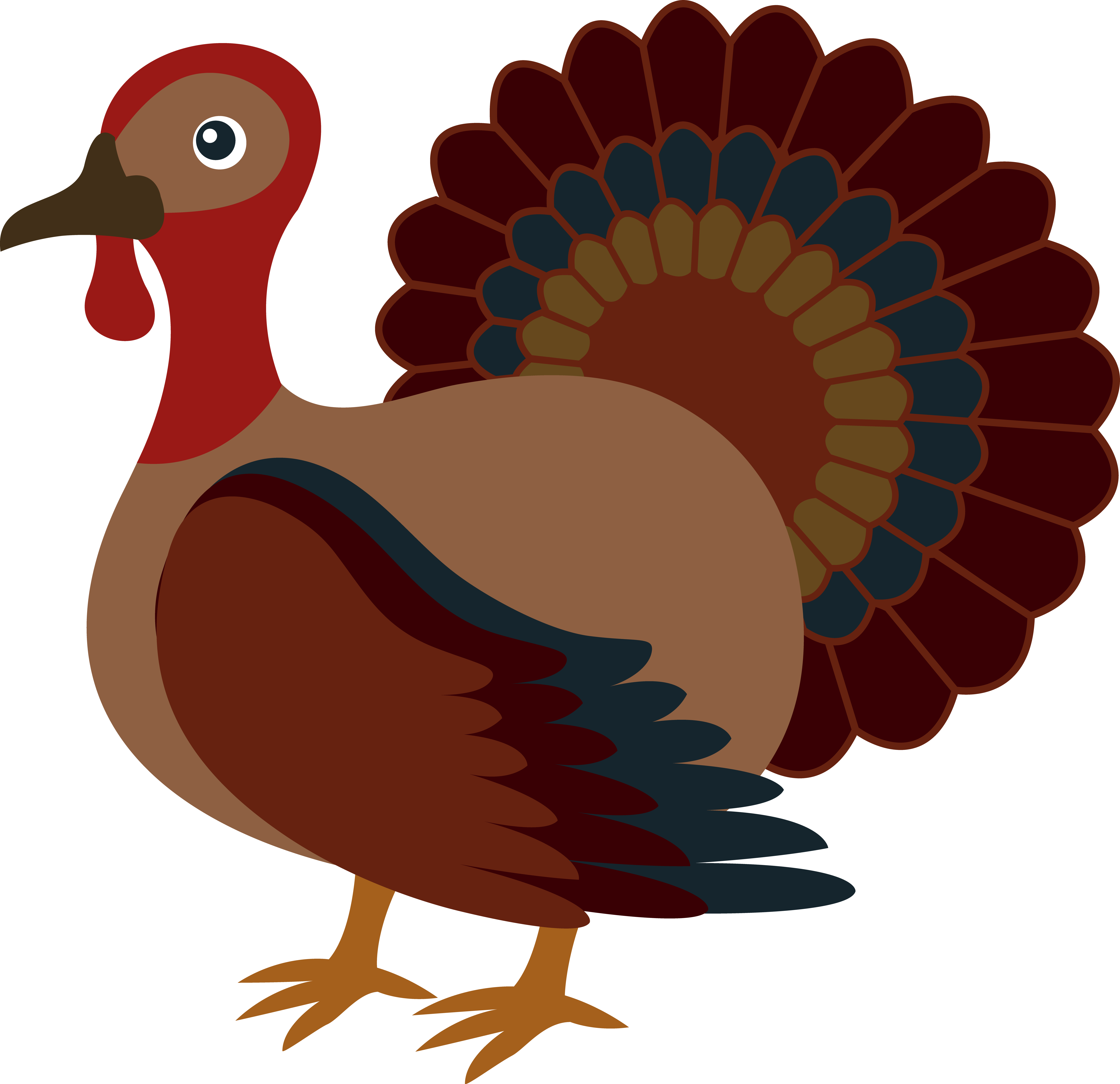 6322x6116 Thanksgiving Clipart Turkey Bird