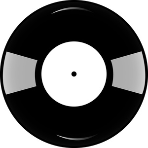 300x300 Record Clipart Black And White