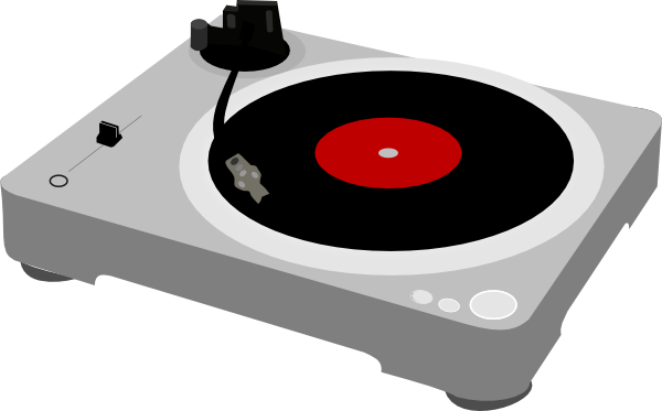 600x373 Turntable Clip Art