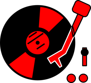 299x273 Turntable Red Clip Art