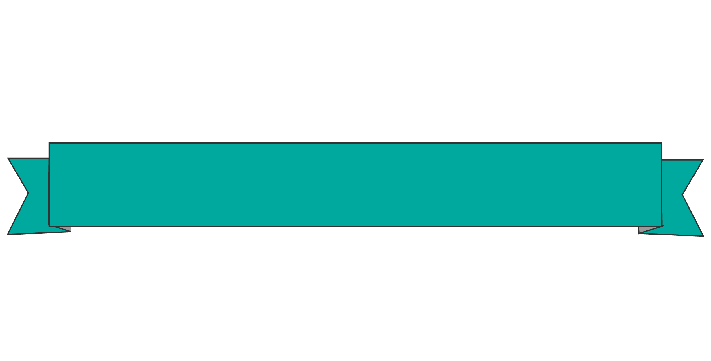 2458x1250 Teal Clipart Banner