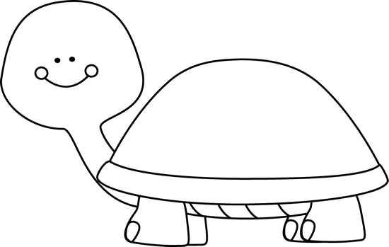 550x349 Black And White Blank Turtle Clip Art