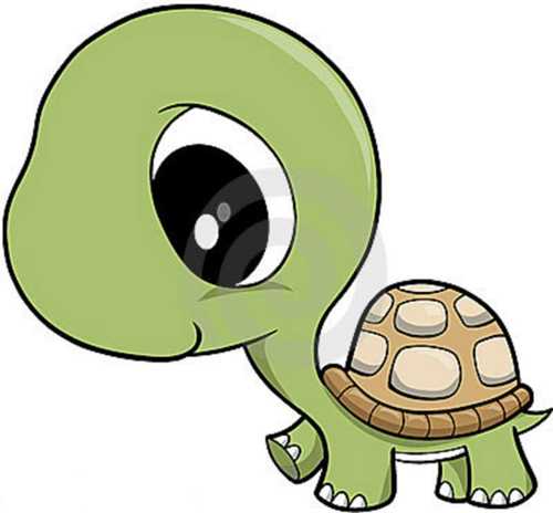 500x464 Sea Turtle Black And White Clipart