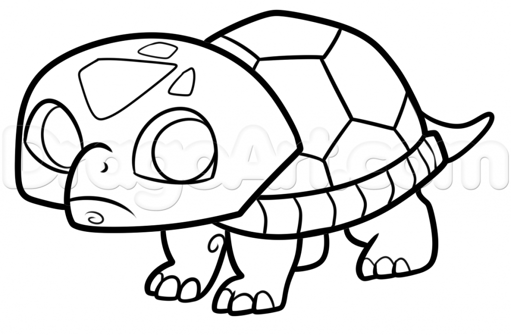 1024x672 How Do You Draw A Turtle How To Draw Turtles For Kids Step Step