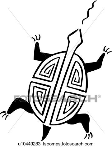 360x470 Clipart Of , Animal, Southwest, Turtle, U10449283