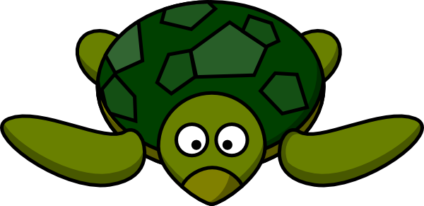 600x291 Cartoon Turtle Clip Art