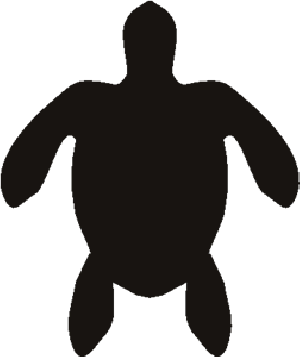 300x357 Turtle Clipart Silhouette