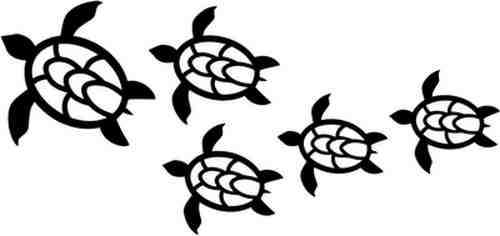 500x236 Sea Turtle Free Hawaiian Turtle Clipart Image 4 Sea