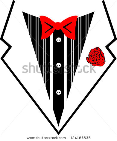 391x470 Clip Art Tuxedo With Tie Clipart
