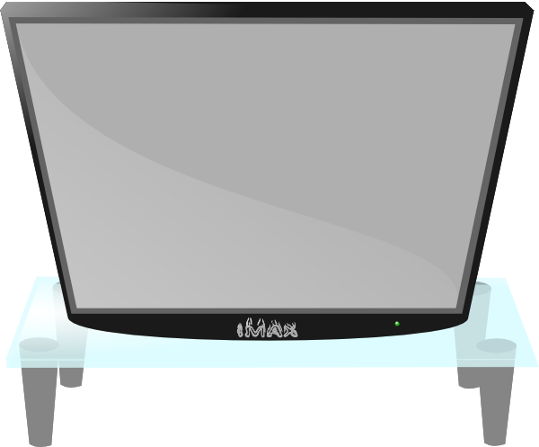 600x497 Tv Clip Art Free Vector 4vector