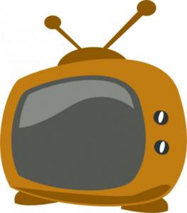 264x300 Cartoon Tv Clip Art Download