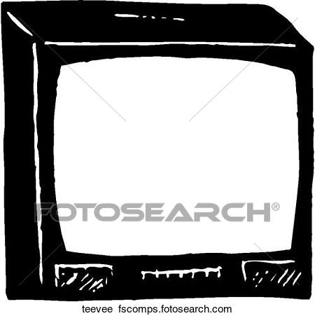 450x451 Clipart Of Tv Teevee