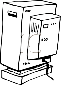 253x350 Royalty Free Television Clip Art, Objects Clipart