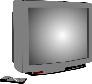 300x273 Television Clip Art