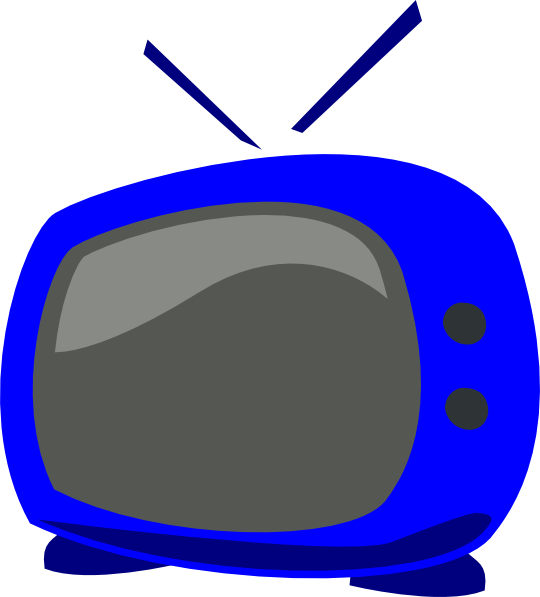 540x597 Blue Tv Clip Art