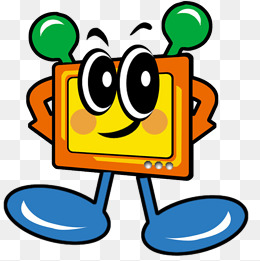 260x261 Cartoon Tv Screen, Tv Screen, Tv Set, Hand Painted Tv Png Image