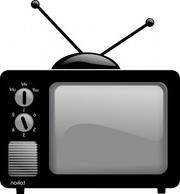 180x194 Tube Tv Clipart