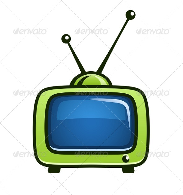 590x629 Old Tv Clipart