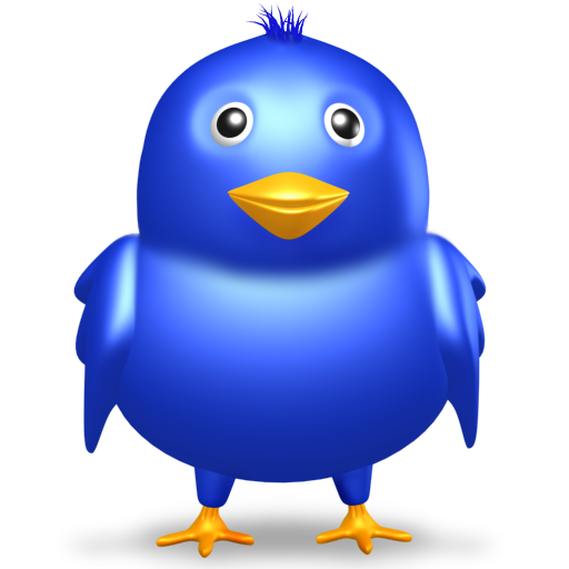512x512 Twitter Bird Free Images