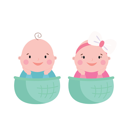 416x416 Twins Clipart Baby Face