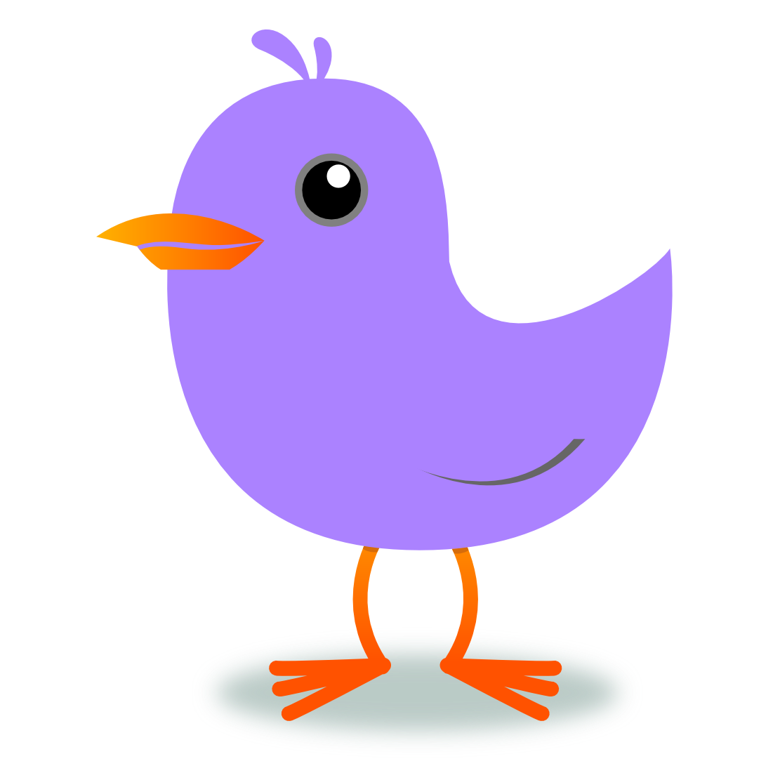 1111x1101 Purple Bird Clip Art Cliparts
