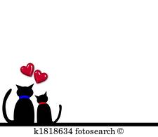 225x195 Two Cats Illustrations And Clip Art. 850 Two Cats Royalty Free
