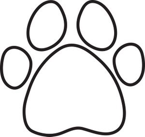 300x282 Two Dog Paw Prints Clip Art Pictures Of Dogs