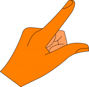 300x293 Finger Clip Art Download