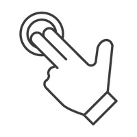 200x200 Finger Fingers Hand Hands Pressing Press Button Buttons Gesture