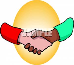 300x263 Free Clipart Image Two Hands Coming Together For A Professional