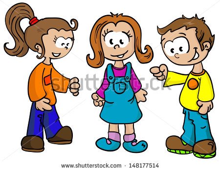 450x350 2 Boys 1 Girl Clipart