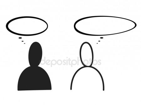 450x337 Two People Talking Stock Vectors, Royalty Free Two People Talking