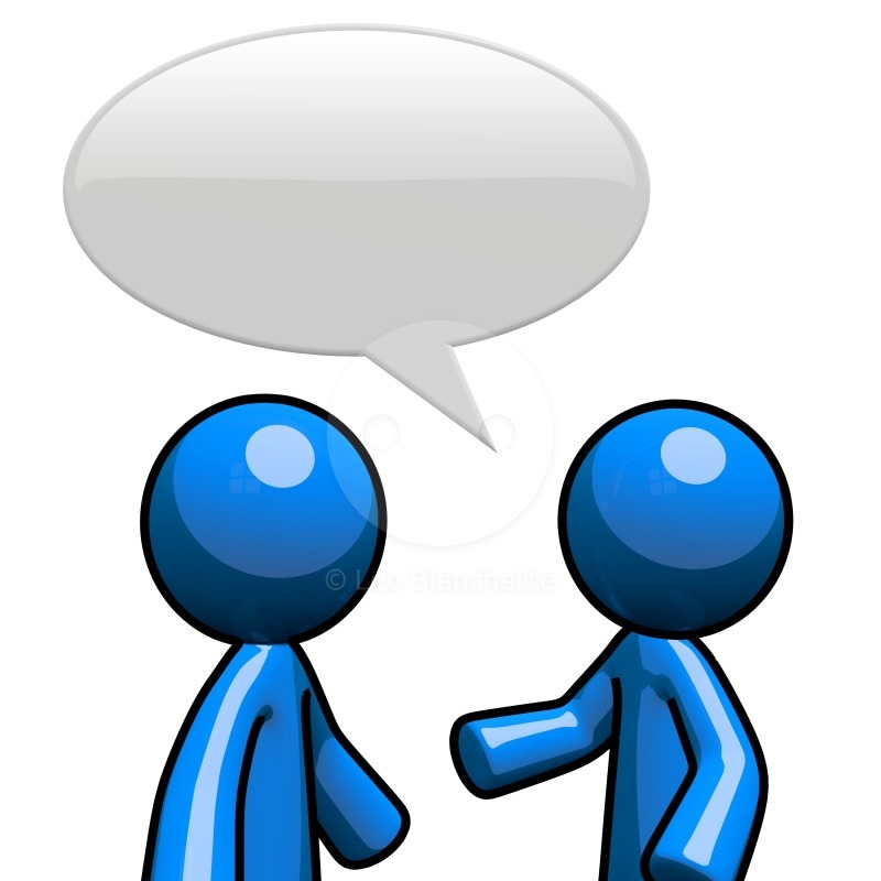 Two People Talking Clipart | Free download on ClipArtMag