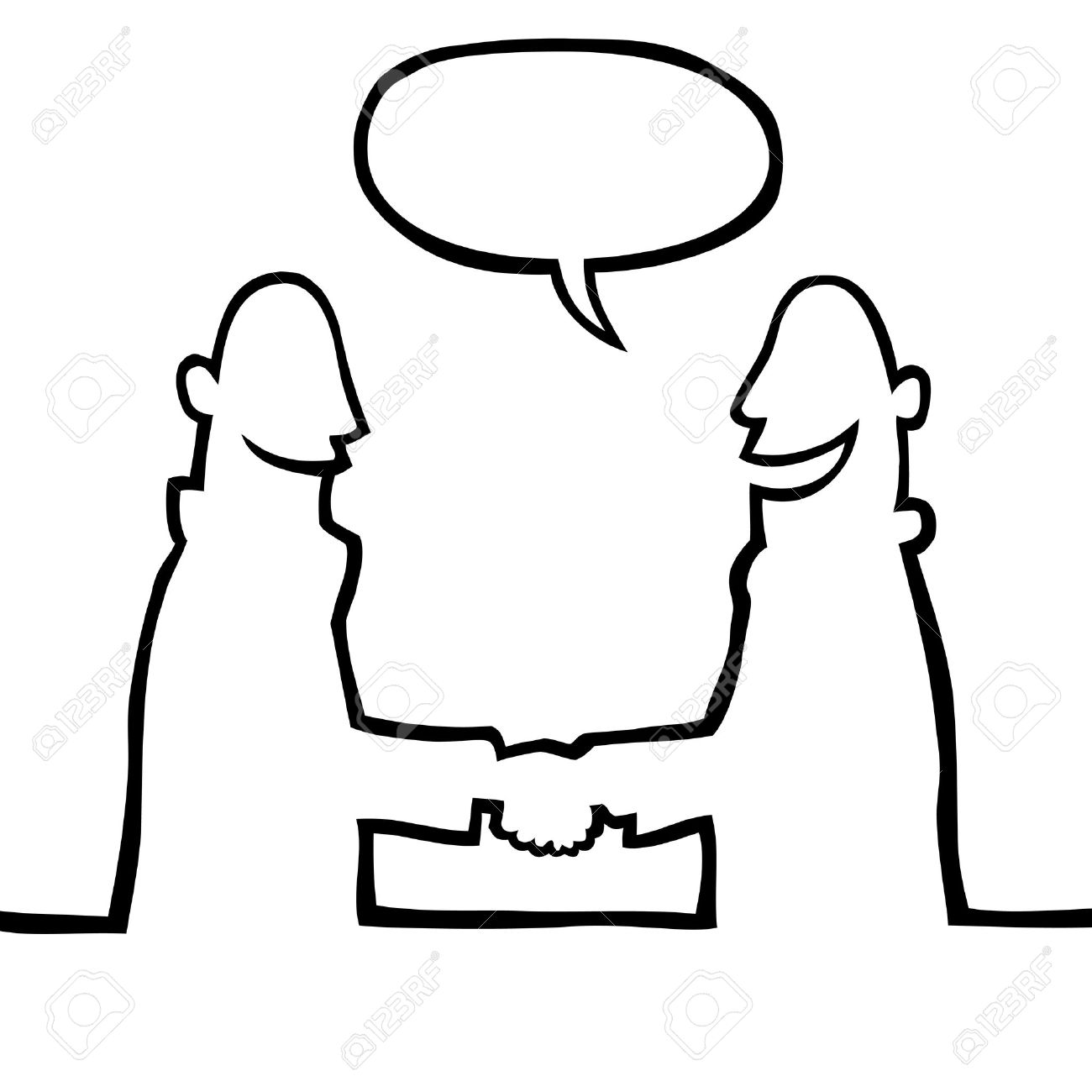 1300x1300 Clipart Two People Talking