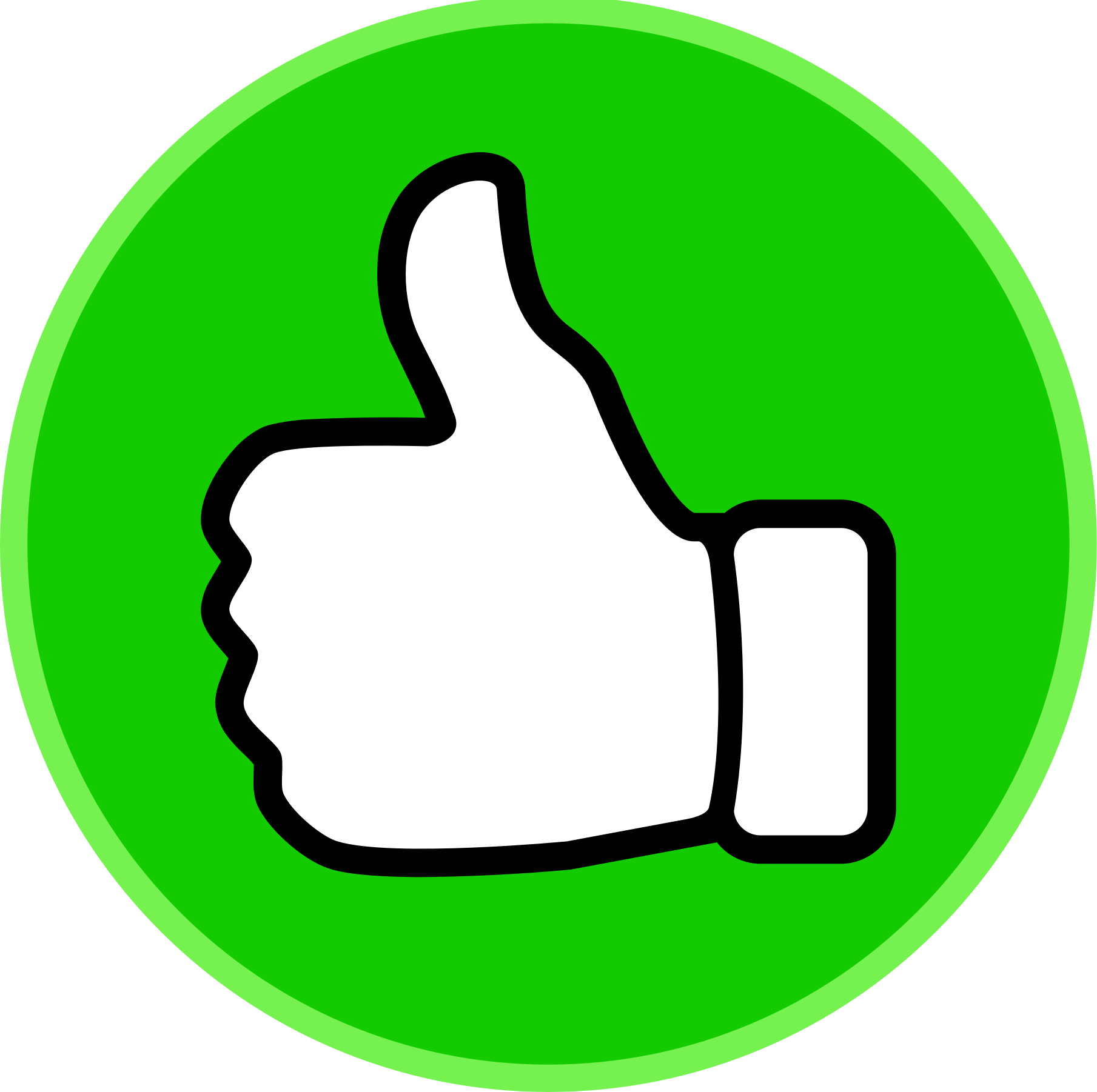 1809x1802 Thumbs Up Clipart