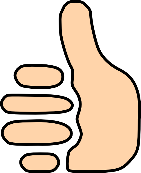 486x599 Two Thumbs Up Clip Art