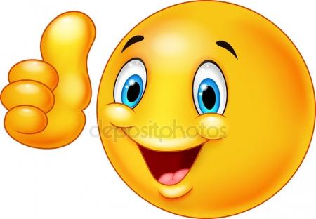 Two Thumbs Up Emoticon | Free download on ClipArtMag