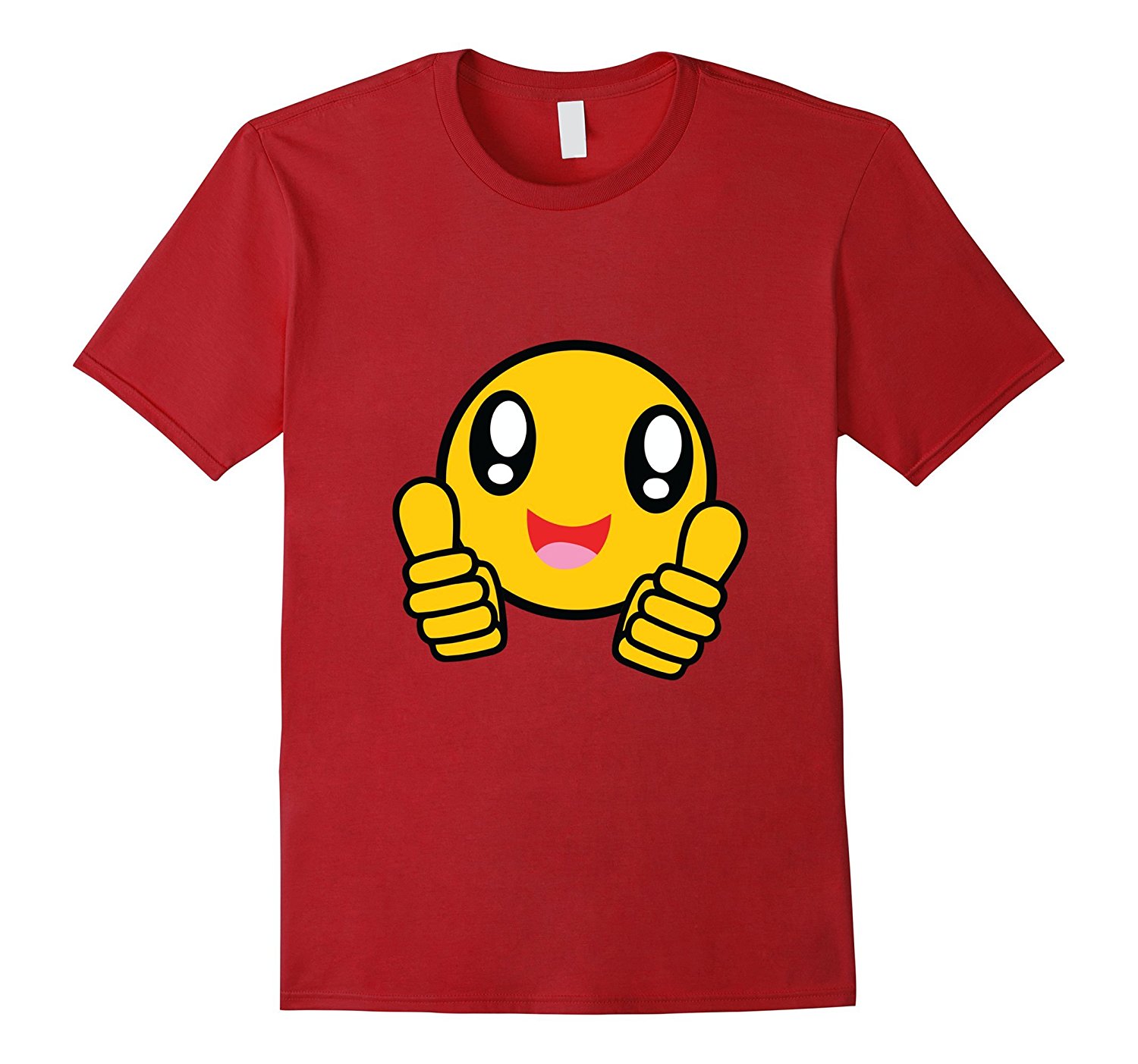 1500x1403 Two Thumbs Up Hands Emoji T Shirt Happy Smile Big Eyes Top