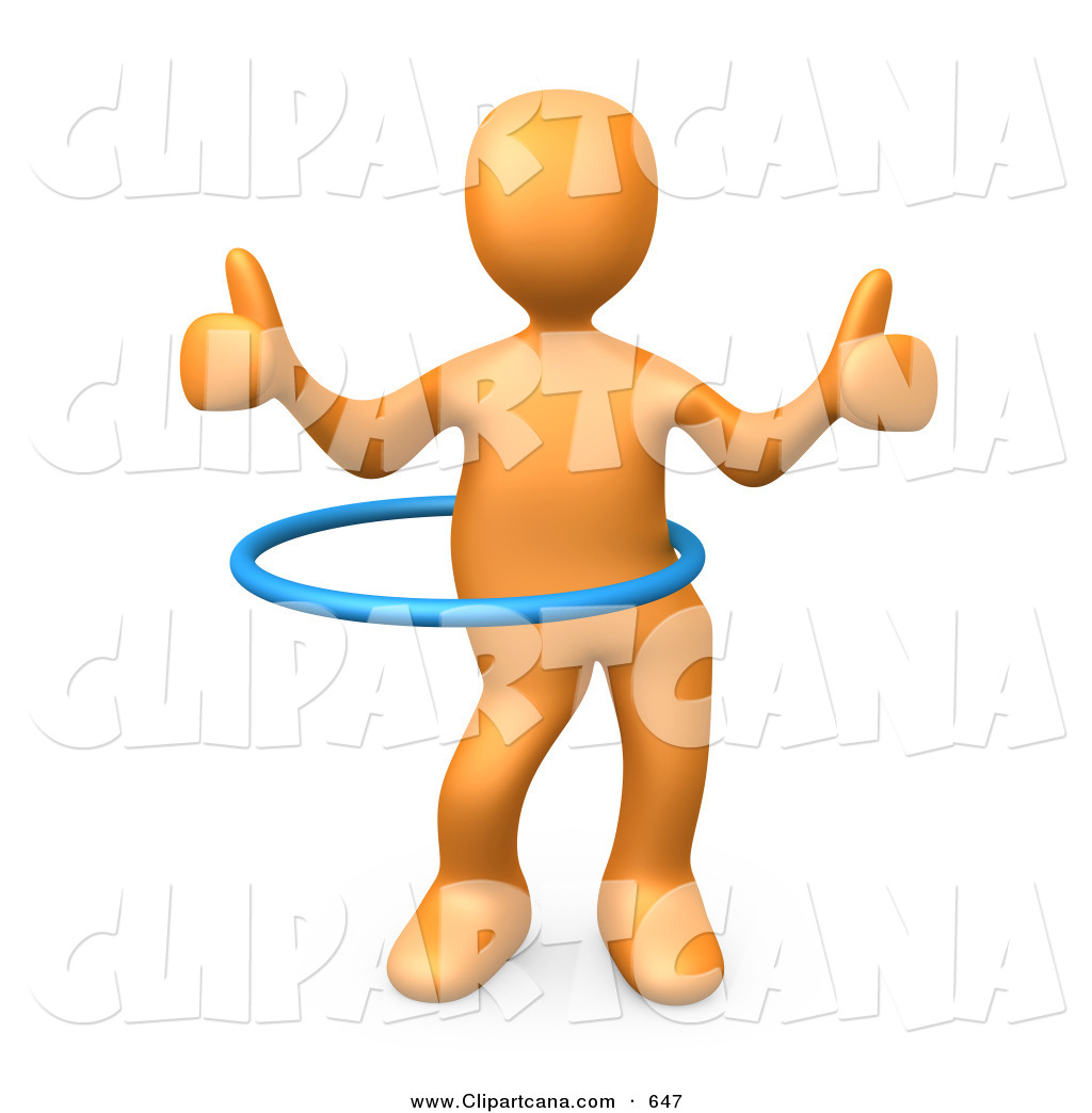 1024x1044 Clip Art Of A Talented Orange Person Giving Two Thumbs Up While
