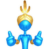 170x170 Man Thumbs Up Cartoon Character Stock Illustrations