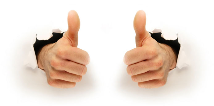 694x346 This Guy Two Thumbs Up Clipart
