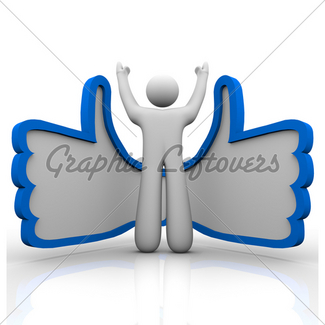 325x325 Thumbs Up Double Like Icon Likes Gl Stock Images