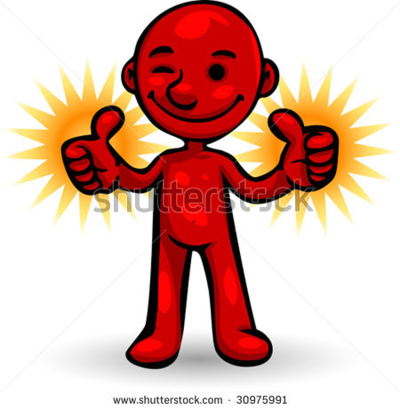 450x460 Thumbs Up Guy Clipart