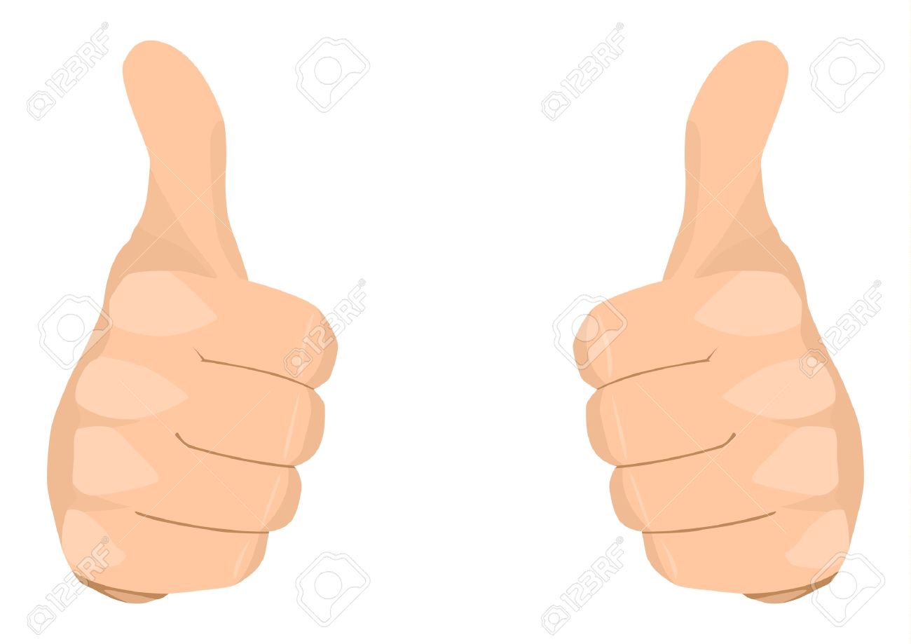1300x919 Stock Vector Of Two Thumbs Up Royalty Free Cliparts, Vectors,