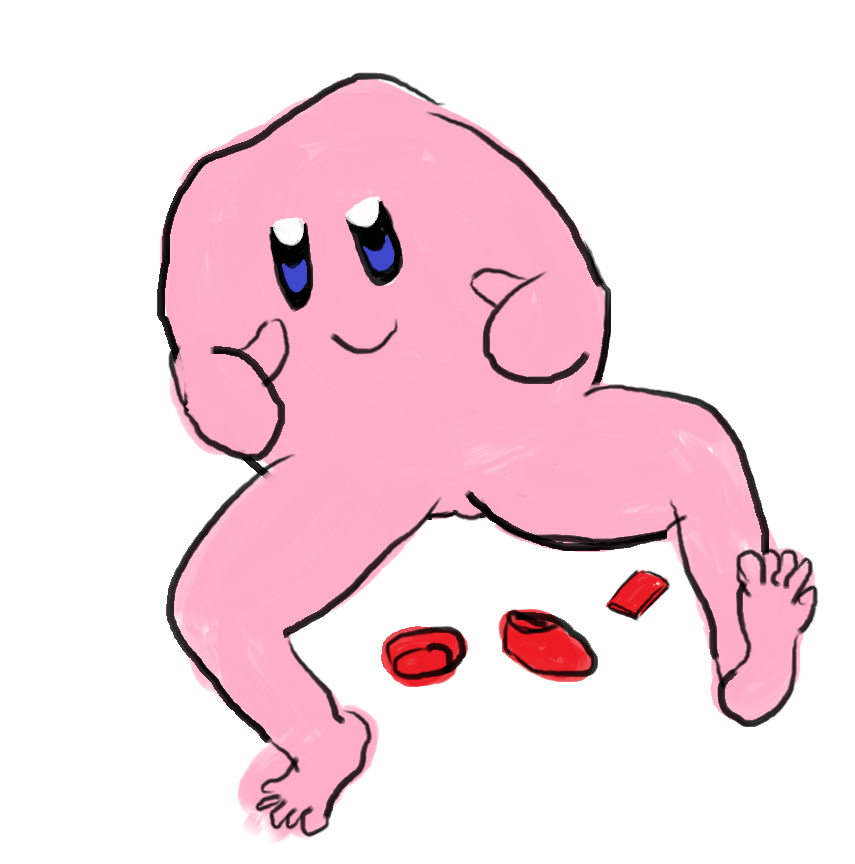 855x864 Leggy Kirby Two Thumbs Up Kirby's Human Feet Know Your Meme