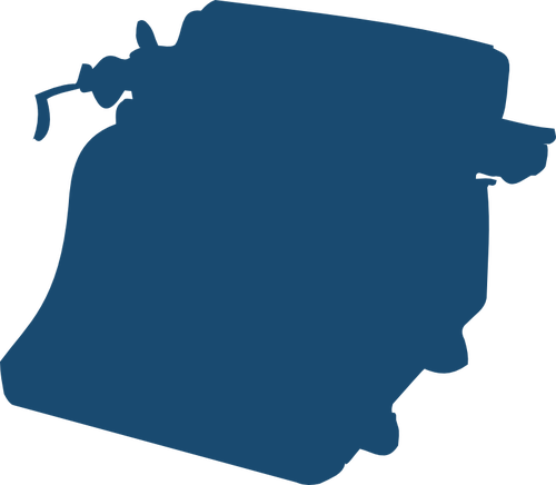 500x436 Typewriter Silhouette Vector Image Public Domain Vectors